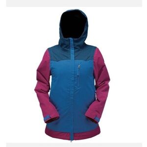 RIDE SNOWBOARD COMPANY women’s insulated hooded snow ski jacket coat size XS